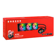 WATERCOOLING XPG LEVANTE X LIQUID COOLER 360 BLACK ARGB